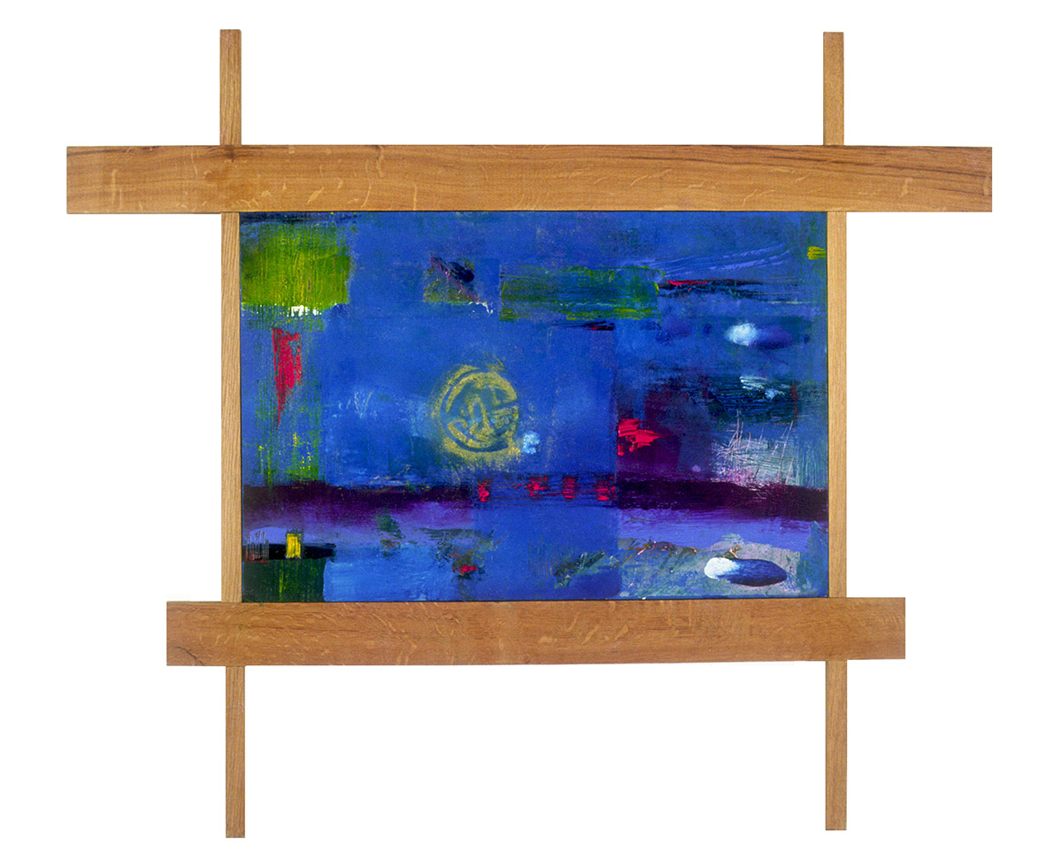 colourful abstract, mainly blue