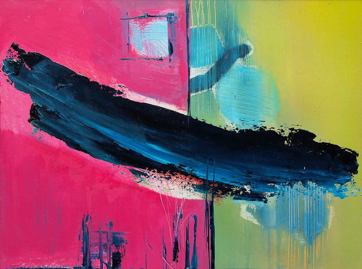 Abstract colourful painting