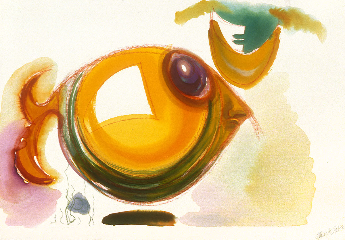 A semi abstract picture of a fish