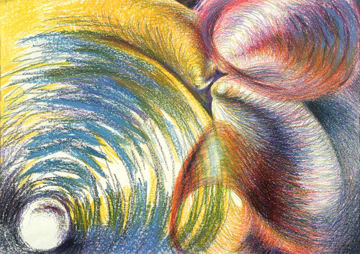 Coloured swirls